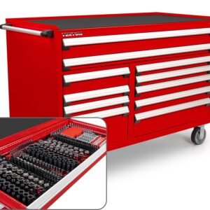 Tool Cabinet with Tools Bundle (60 W x 27 D x 41.5 H in.)