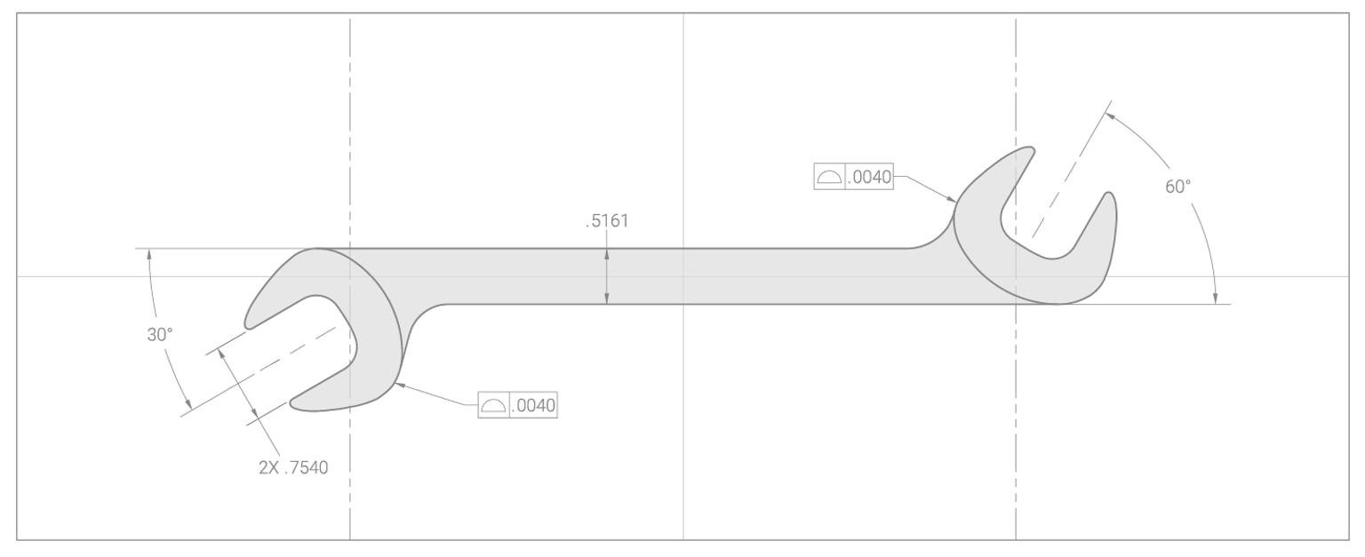 Tekton Wrench CAD Graphic